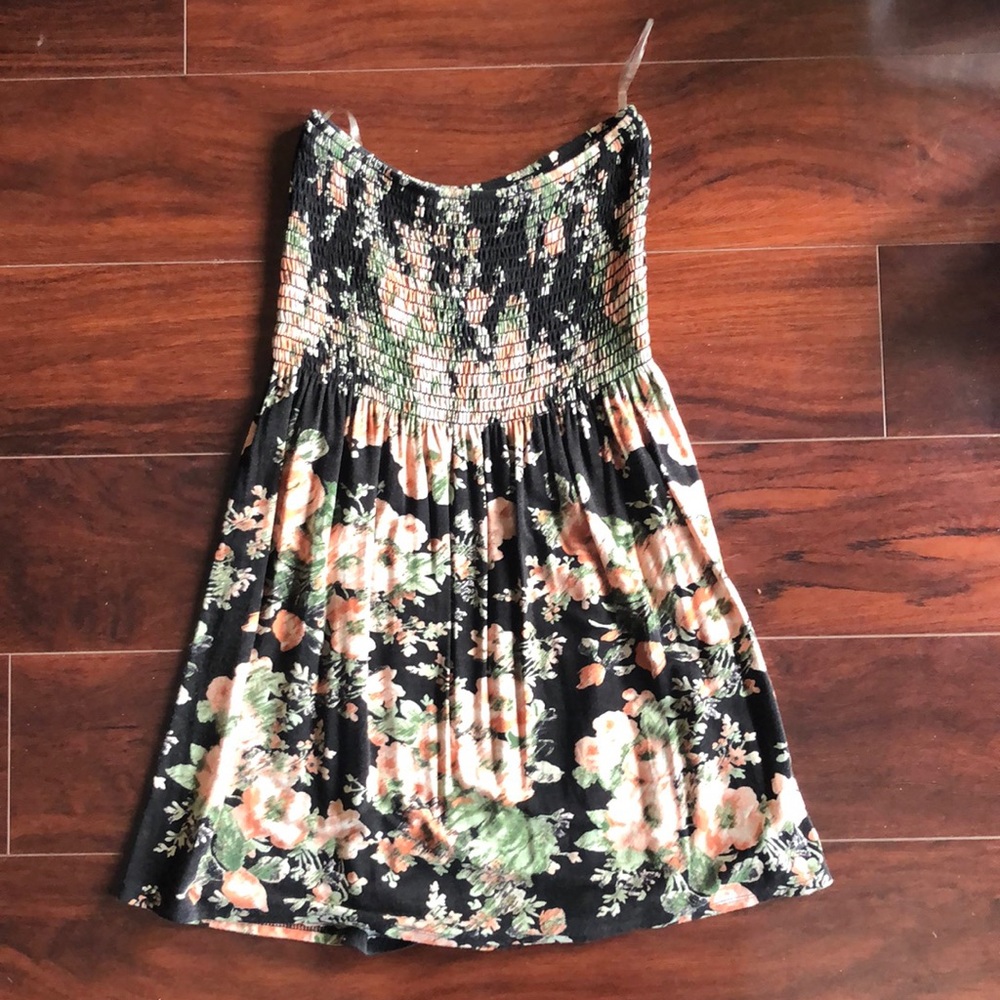 Floral tube top